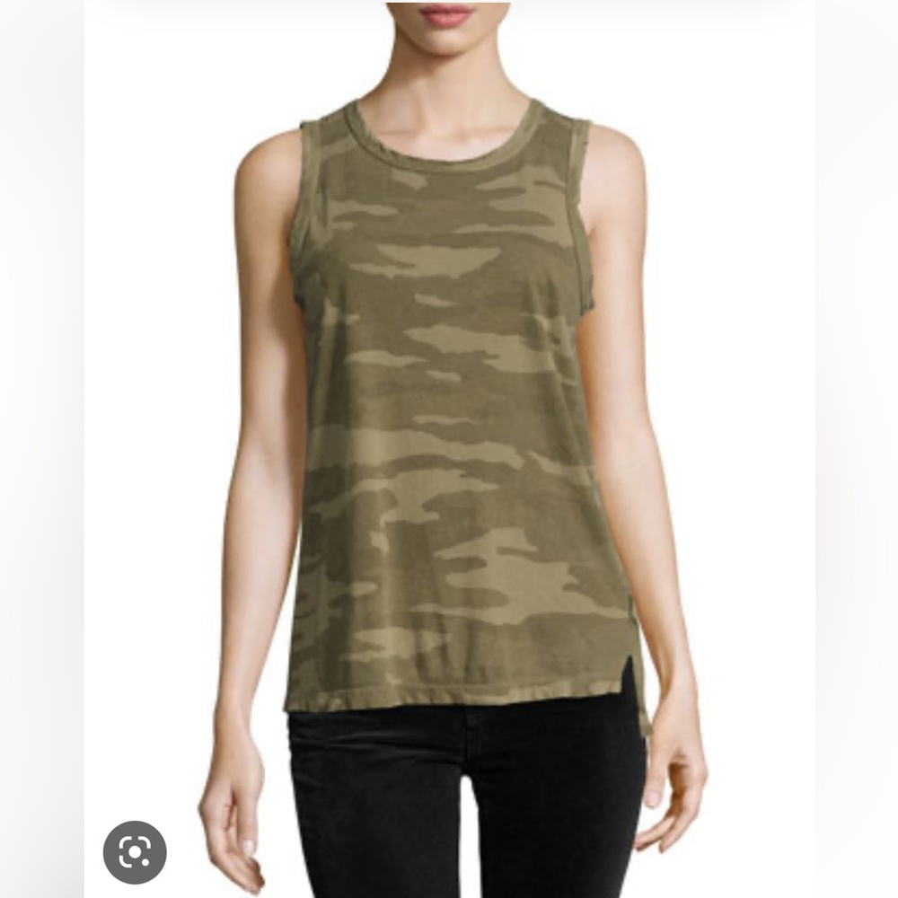 Current Elliott camo muscle tee